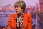 May interviene en un programa de la BBC, el 30 de abril, en Londres.-REUTERS