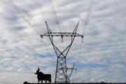 Líneas eléctricas cerca de Oviedo.  /-REUTERS / ELOY ALONSO