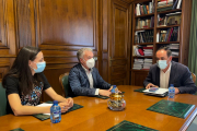 La reunión tuvo lugar en el despacho de presidencia.-HDS
