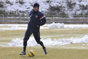 Natalio apuesta por la victoria ante el colista Sabadell.-Valentín Guisande