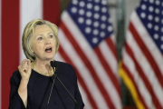 Democratic presidential candidate Hillary Clinton speaks at the Cleveland Industrial Innovation Center, Monday, June 13, 2016, in Cleveland. (AP Photo/Tony Dejak)-Tony Dejak / AP