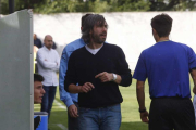 Eduardo Modrego, durante una partido del San José.-MARIO TEJEDOR