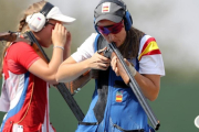 Fátima Gálvez, en un momento de su participación, este domingo.-EFE / LEONARDO MUÑOZ