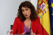 María Jesús Montero, durante su intervencion en el Foro Cinco Días.-BALLESTEROS (EFE)