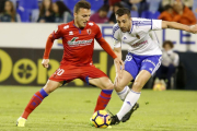 Marc Mateu durante el encuentro del pasado domingo en Zaragoza.-ÁREA 11