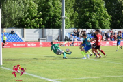 Imagen del partido entre Tordesillas y Mirandés B en La Arboleda. FCYLF