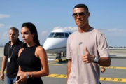 Cristiano Ronaldo a su llegada a Turín.-JUVENTUS OFICIAL PAGE