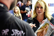 Stormy Daniels, en Berlín.-AFO / TOBIAS SCHWARZ