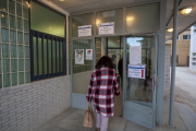 Punto de vacunación en el hospital. MARIO TEJEDOR
