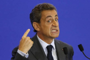 Nicolas Sarkozy, durante un mítin el 16 de septiembre.-REUTERS / CHARLES PLATIAU