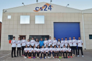 Los integrantes del CB Soria, un club que seguirá patrocinado por CS-24.-HDS