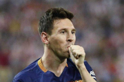 Messi celebra un gol.-EFE