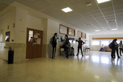 Pasillos del Campus Universitario de Soria. / ÚRSULA SIERRA-