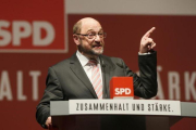 Martin Schulz, en un acto del partido en Orscholz.-EFE / RONALD WITTEK