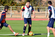 El jugador del C.D. Numancia, Dani Aquino.-ÁLVARO MARTÍNEZ