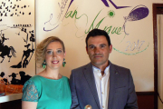 Mireia y Gonzalo, jurados de San Miguen en San Juan 2017.-A. P. L.