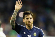 Leo Messi, tras un partido de la Copa América Centenario con Argentina.-AFP / BOB LEVEY