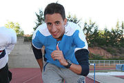 El atleta que entrena en el Caep Soria, Manuel Olmedo / FERNANDO SANTIAGO-