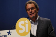 Artur Mas, en un acto reciente en Mollerussa.-ACN/ GUILLEM ROSET