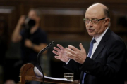 El ministro de Hacienda, Cristóbal Montoro.-JOSE LUIS ROCA