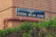 Placa de la calle Millán Astray de Madrid. /-EUROPA PRESS