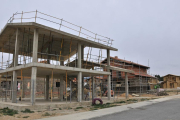 Algunas de las casa que ya se están construyendo en la Urbanización La Cerca.-V.G.