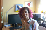 Ángela González es la creadora de un nueva máquina de musculación controlada por un ‘software’.-- EL MUNDO