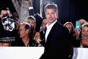 Brad Pitt, durante la presentación de 'Allied', en Westwood, California.-AFP