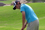 Daniel Berná durante su participación en el Campeonato de Canarias. / CLUB DE GOLF SORIA-