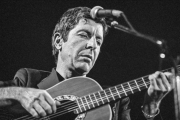 Leonard Cohen, el 17 de noviembre de 1980, en el Palacio de los Deportes de Barcelona..-FERRAN SENDRA