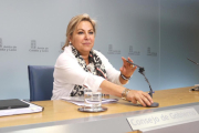 La vicepresidenta y portavoz del Gobierno regional, Rosa Valdeón, informa del contenido del Consejo de Gobierno-ICAL