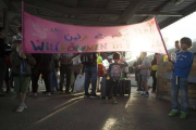 Manifestación en Berlín en apoyo a los refugiados.-Foto: AFP / AXEL SCHMIDT