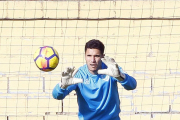 Munir se reincorporó ayer a los entrenamientos del Numancia tras clasificarse para el Mundial de Rusia.-Mario Tejedor