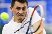 Bernard Tomic en el torneo de Memphis el 14 de febrero-TANNEN MAURY
