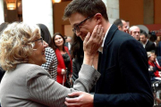 Manuela Carmena e Íñigo Errejón.-EFE / CHEMA MOYA