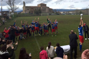 La plantilla del Abejar celebra el título de Liga Provincial.-