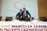 El consejero de Sanidad, Antonio Sáez, inaugura la 'Jornada de la cronicidad: avances en la estrategia de Castilla y León'-Ical