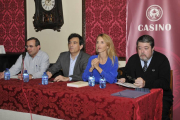 De Lózar, Espada, Álvarez de Toledo y Corcuera, ayer, en el Casino.-ÁLVARO MARTÍNEZ