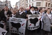 Manifestación de apoyo a los presos etarras.-EL PERIÓDICO / ARCHIVO