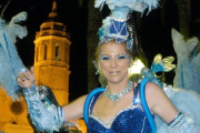 Una participante en el Carnaval de Sitges.-DIEGO CALDERÓN
