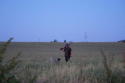 Un cazador en un campo.-ICAL