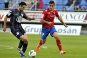 Pedraza se lesionaba en la primera parte del partido ante el Deportivo. / Diego Mayor-