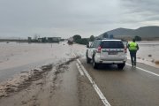 Una tormenta deja una fuerte tromba de agua e inundaciones en las carreteras de Soria hacia Zaragoza.