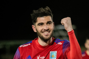 Toni Jou fue uno de los pilares del Tarazona de Javi Moreno en el centro del campo.