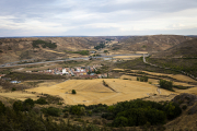 Vista de Medinaceli, en un Sur provincial afectado por la llegada de ozono de Madrid. MARIO TEJEDOR