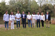 Los candidatos del PP en las horas previas al lanzamiento de la campaña. GONZALO MONTESEGURO