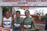 Marta Pérez se proclamaba campeona de España de la milla en ruta el pasado mes de mayo en Santander.