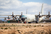 Aviones estacionados en el aeródromo de Soria.