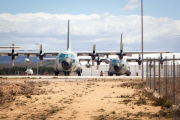 Aviones en el aeródromo de Garray.
