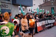 La concentración ha tenido lugar a las puertas del Ayuntamiento de Medinaceli.
